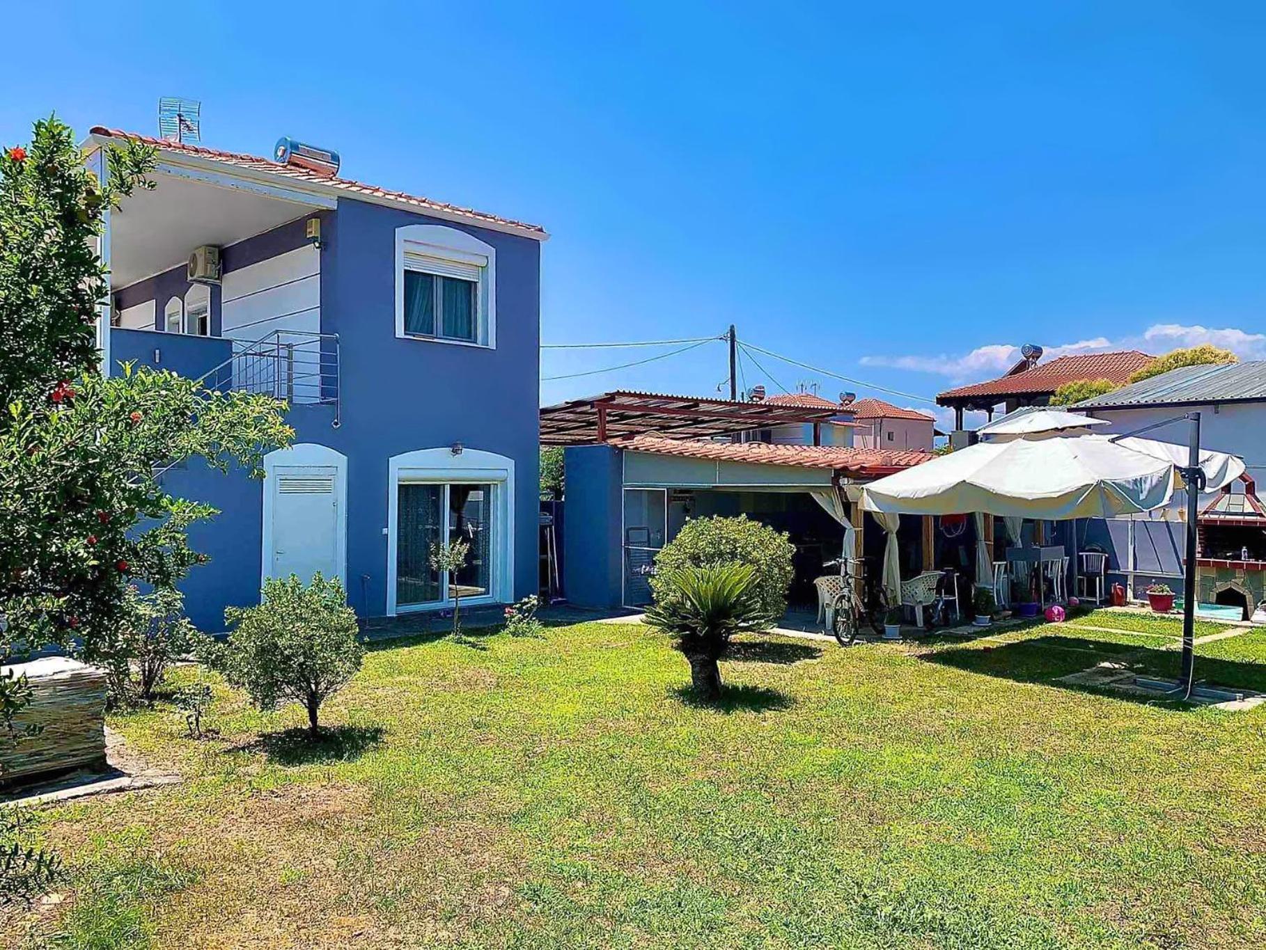 Вилла Blue House Kariani Экстерьер фото